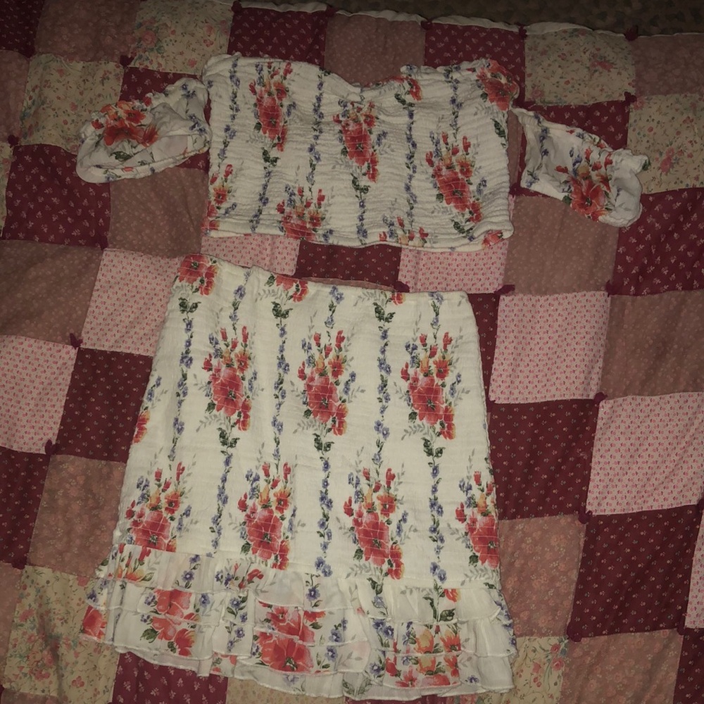 Floral two piece